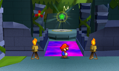 Last 3 paperization spots in Shy Guy Jungle of Paper Mario: Sticker Star.