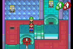 Fourth and fifth Blocks in Beanbean Castle Sewer of Mario & Luigi: Superstar Saga.