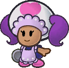 The Excess Express waitress from Paper Mario: The Thousand-Year Door.