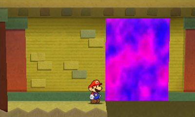 Twelfth paperization spot in Drybake Stadium of Paper Mario: Sticker Star.