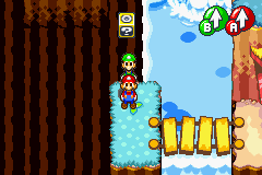 First Block in Hoohoo Village of Mario & Luigi: Superstar Saga.