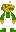 Sprite of Luigi from Super Mario Bros.