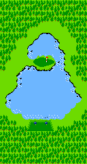 Map of a hole in Stroke & Match Golf (Men's version) for the VS. System