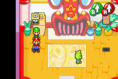 Last Block in Beanbean Castle Town of Mario & Luigi: Superstar Saga.