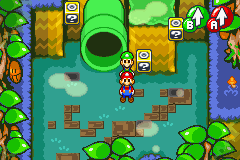 Second, third and fourth Blocks in Chucklehuck Woods of Mario & Luigi: Superstar Saga.