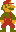 Super Mario's sprite from Super Mario Bros.