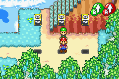 Eighteenth, nineteenth and twentieth Blocks in Hoohoo Mountain Base of Mario & Luigi: Superstar Saga.