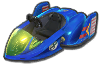 Blue Falcon from Mario Kart 8