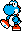 A Light Blue Yoshi, from the Game & Watch Gallery 3 version of Egg.