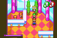 Last Block in Little Fungitown of Mario & Luigi: Superstar Saga.