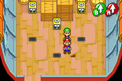 Second, third and fourth Blocks in S.S. Chuckola of Mario & Luigi: Superstar Saga.