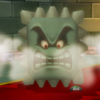 A Thwomp from Mario Kart Wii