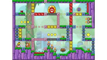 Miiverse screenshot of the 78th official level in the online community of Mario vs. Donkey Kong: Tipping Stars