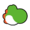 Sprite of Yoshi's stock icon from Super Smash Bros. Ultimate