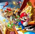 The Music Room, as seen in key artwork for Mario Party DS