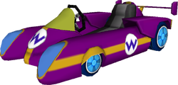 The model for Wario's Jetsetter from Mario Kart Wii