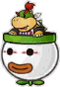 A Paper Bowser Jr.'s battle sprite from Mario & Luigi: Paper Jam.