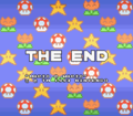 The End screen.