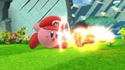 Kirby with Mario's ability