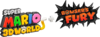 English horizontal logo for Super Mario 3D World + Bowser’s Fury