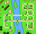 Map in the NES version.