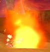 Volcanic debris from Mario Kart Wii