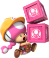 Builder Toadette with two Builder Boxes