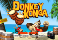 Donkey Konga ("TO BEACH" sign in the title screen)