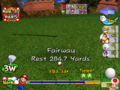 Mario Golf: Toadstool Tour ("Fairway Rest 284.7 Yards")