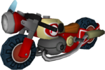 The model for Mario's Sneakster from Mario Kart Wii