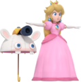 Model of Princess Peach and her Boom-Brella