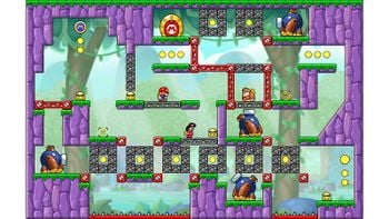 Miiverse screenshot of the 8th official level in the online community of Mario vs. Donkey Kong: Tipping Stars