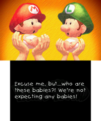 Baby Mario and Baby Luigi