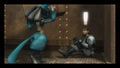 Lucario finding Snake in his cardboard box