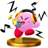 Mike Kirby's trophy render from Super Smash Bros. for Wii U