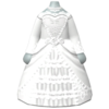 The "Matrimony Dress" Mii costume