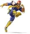 Artwork of Captain Falcon, from Super Smash Bros. for Nintendo 3DS / Wii U.