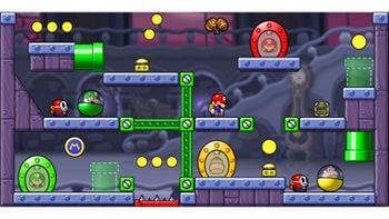 Miiverse screenshot of the 29th official level in the online community of Mario vs. Donkey Kong: Tipping Stars