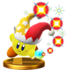 Beam Kirby's trophy render from Super Smash Bros. for Wii U