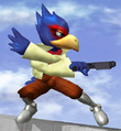 Falco pointing his Blaster