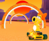 Thumbnail of the Toad Cup challenge from the Sunset Tour; a Ring Race challenge set on GBA Sunset Wilds (reused as the Birdo Cup's bonus challenge in the 2021 Trick Tour and the Rosalina Cup's bonus challenge in the Amsterdam Tour)