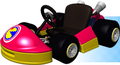 Ms. Pac-Man's kart