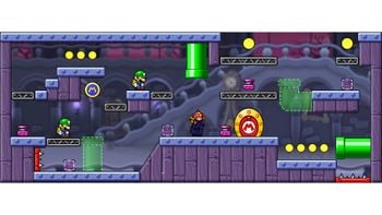 Miiverse screenshot of the 10th official level in the online community of Mario vs. Donkey Kong: Tipping Stars