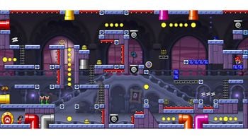 Miiverse screenshot of the 99th official level in the online community of Mario vs. Donkey Kong: Tipping Stars