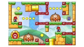 Miiverse screenshot of the 2nd official level in the online community of Mario vs. Donkey Kong: Tipping Stars