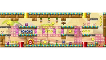 Miiverse screenshot of the 50th official level in the online community of Mario vs. Donkey Kong: Tipping Stars