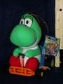 A plushie of Yoshi