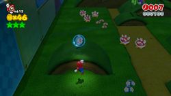 Night Falls on Really Rolling Hills level of Super Mario 3D World