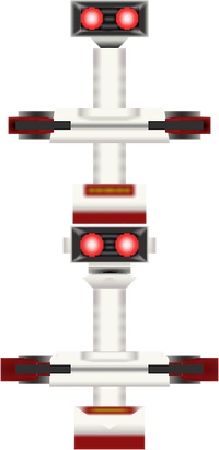 Model of R.O.B. from Mario Kart DS