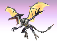 Meta Ridley art in Super Smash Bros. Brawl